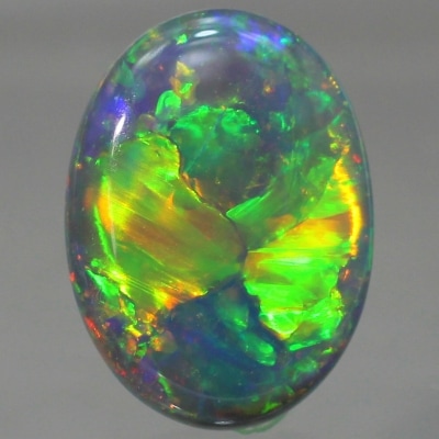 天然ブラックオパール 3.10ct【最強グリーン発色】