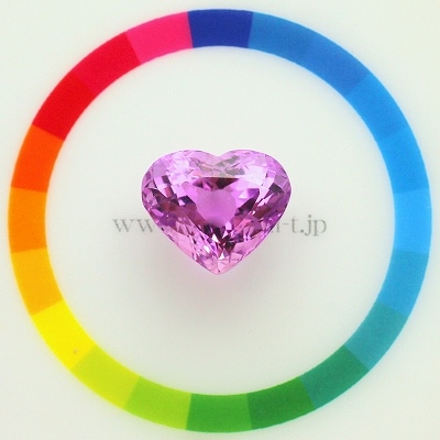 16.44ct天然クンツァイト【Beautiful Lilac Pink】ハート