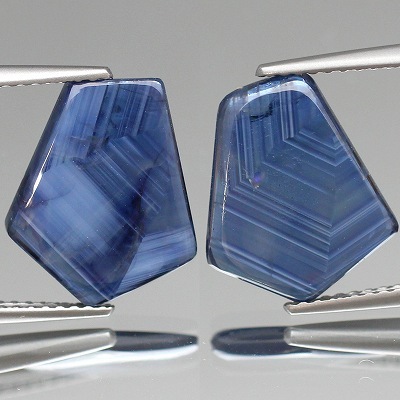 7.16ct/2P天然サファイア【自然の芸術】非加熱 オーストラリア