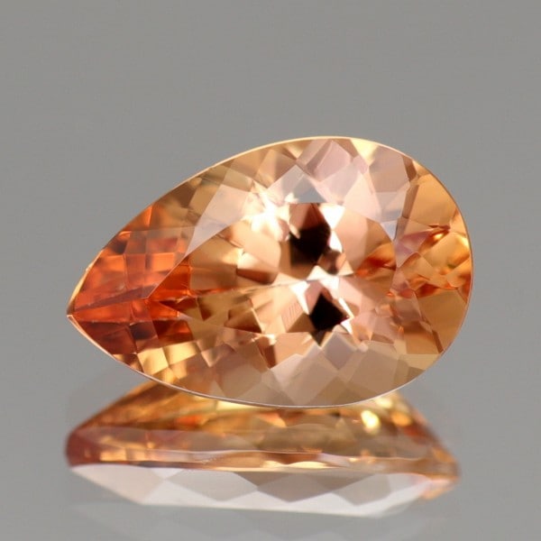 天然インペリアルトパーズ 1.32ct 【オレンジ・シェリー】 ブラジル