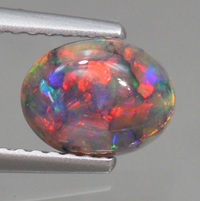 0.71ct天然ブラックオパール【希少レッドカラー】◇CM