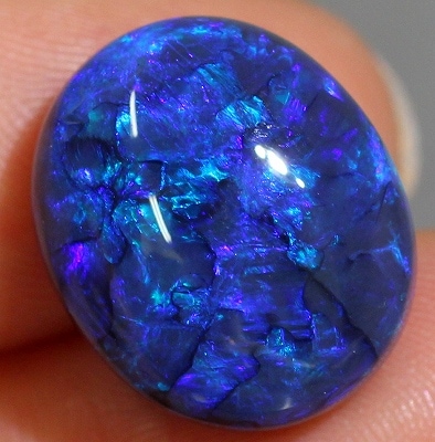 10.78ct天然ブラックオパール【深海の蒼】大粒