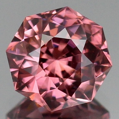 2 37ct天然ジルコン ピンクカスタム タンザニア