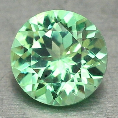 1.01ct天然ミントガーネット【高品質ラウンド】美品　UV蛍光