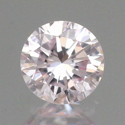 0.141ct天然ダイヤモンド【LIGHT PINK】中宝ソ付