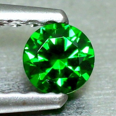 0.18ct天然デマントイドガーネット【ロシア産・ビビットグリーン】高品質 