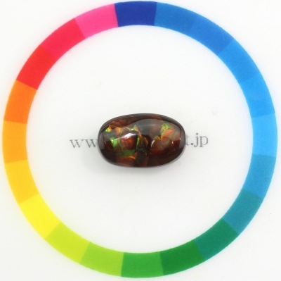 9.5ct希少！ファイアアゲートオーバルルース 9.5ct希少！ファイアアゲートオーバルルース
