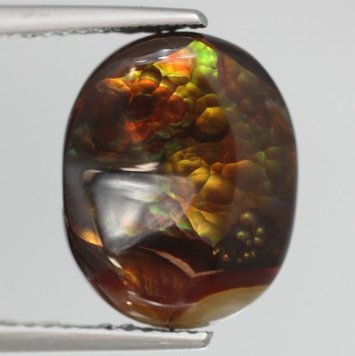 天然ファイアアゲート 5.12ct 【グリーン・オレンジ】 メキシコ