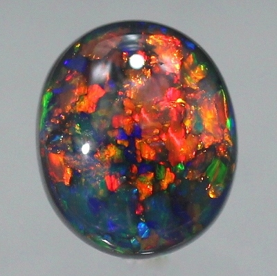 1.58ct天然ブラックオパール【ジェムクラス・レッド】黒生地　