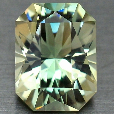 4.04ct天然オレゴンサンストーン【爽やかグリーンブルー】カスタムカット