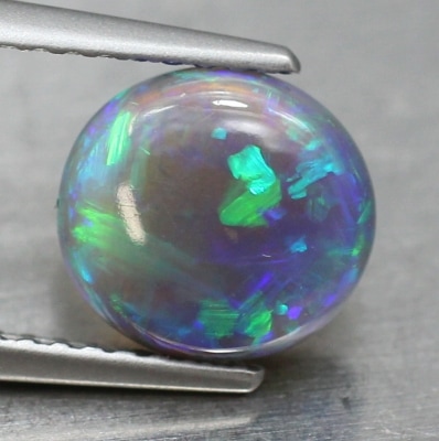 1.56ct天然ブラックオパール【クリスタルブルー】◇CM