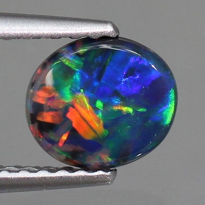 0.47ct天然ブラックオパール【マルチ美遊色】