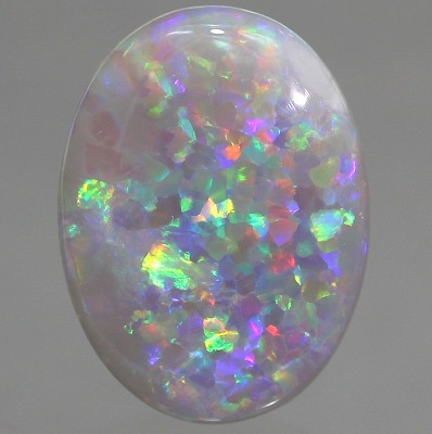 天然ブラックオパール 3.73ct【斑だち楽しい】中宝研ソ付