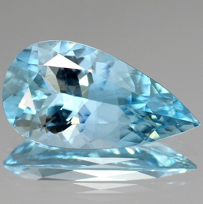 2.83ct天然アクアマリン【スーパーラスター】ブラジル 中宝研鑑別書