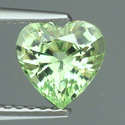1.15ct天然ミントガーネット【メレラニ・UVタイプ】ハート