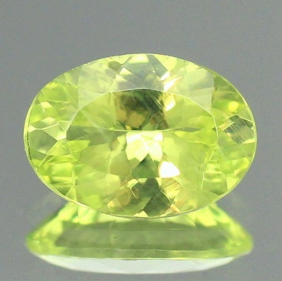 天然クリソベリル 0.94ct 【パロットイエロー】