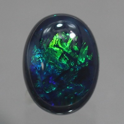 1.28ct天然ブラックオパール【チャイニーズライティング】 