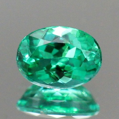 0.38ct天然パライバトルマリン【Beautiful Neon Green】ブラジル GIA鑑別 