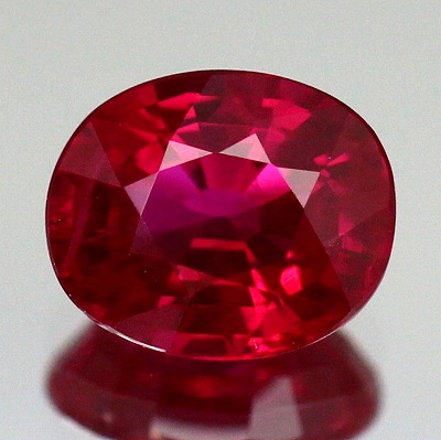 天然ルビー 0.77ct 【美しい紅】 ミャンマー