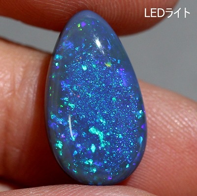 5.07ct天然ブラックオパール【夜空のような煌き】ギャラクシー