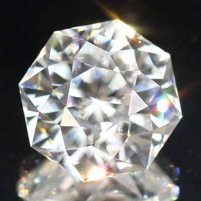 2.78ct天然ホワイトジルコン【極輝】カスタムカット