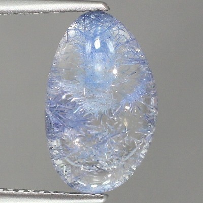 天然デュモルチェライトインクォーツ 6.06ct 【ブラジル】