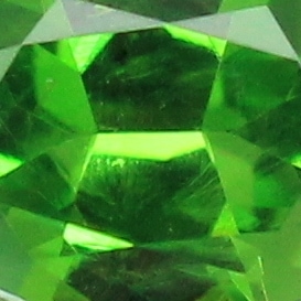 天然デマントイドガーネット 0.42ct 【ホーステールインクルージョン