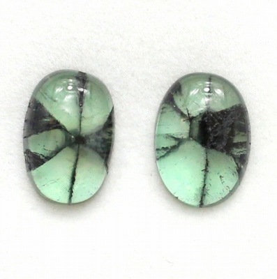 天然トラピッチェエメラルド 2.40ct/2P【コロンビア】ペア