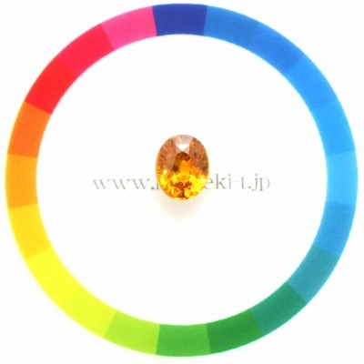 天然ゴールデンサファイア 2.53ct 【マダガスカル】 中宝研ソーティング付