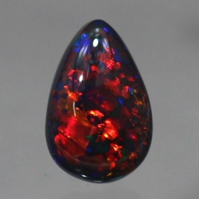 天然ブラックオパール 1.06ct 【レッド・オン・ブラック】