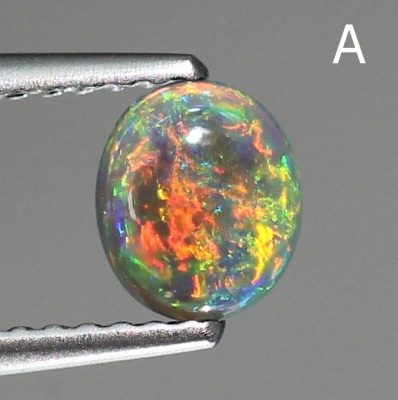 天然オパール 0.47ct 【両面美遊色】 ライトニングリッジ