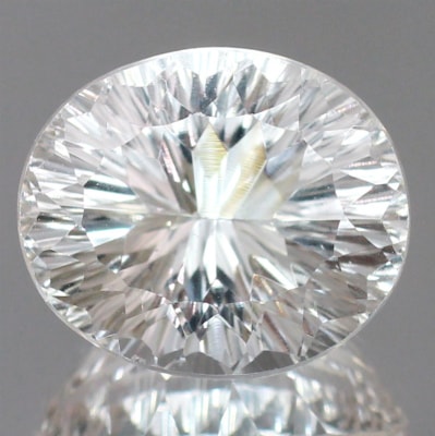 天然トパーズ 8.97ct 【ホワイト】 コンケーブカット◇コレマ品