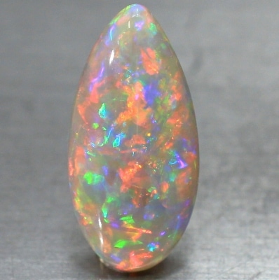 天然オパール 3.25ct 【びっしりオレンジレッド】 ライトニングリッジ