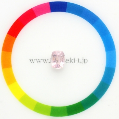 天然グロッシュラーガーネット 1.11ct 【ピンク】 レアカラー 鑑別書付