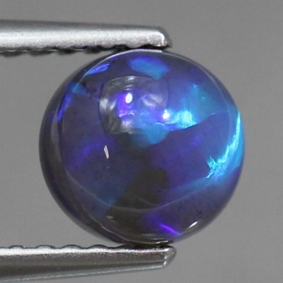 天然ブラックオパール1.18ct 【ブルー遊色】