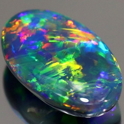 天然ブラックオパール 3.52ct 【最上級クオリティー】 ネオンマルチ