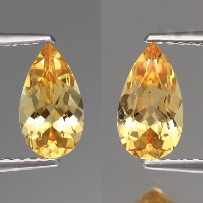 天然インペリアルトパーズ 2.32ct/2P 【ブラジル】 ペア