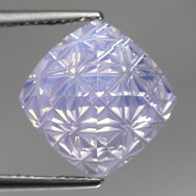 天然クオーツ 6.48ct 【甲州貴石切子】 ミルキー ◇CM
