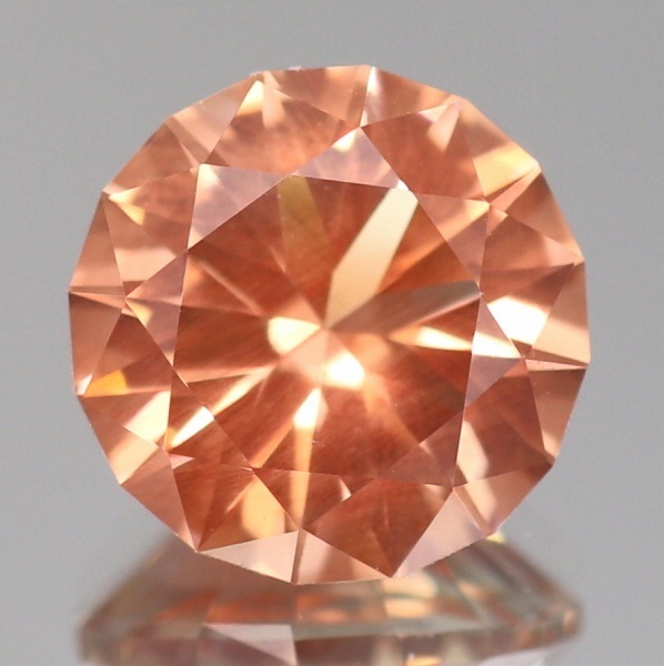 天然オレゴンサンストーン 1.45ct 【ラブラドライト】 ラウンドカスタム