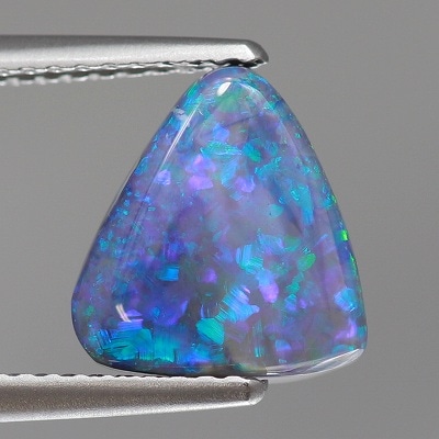 天然ブラックオパール 2.28ct 【ブルー＆グリーン】