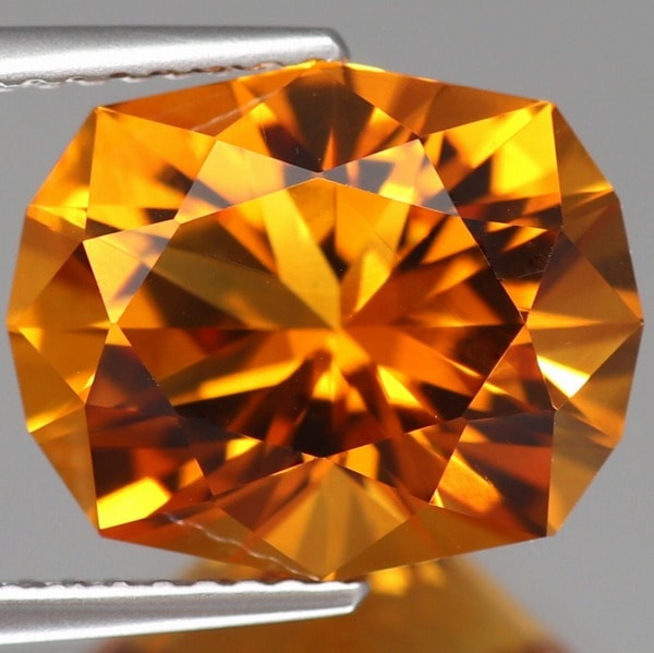 天然シトリン 5.32ct 【カスタムカット】 ブラジル