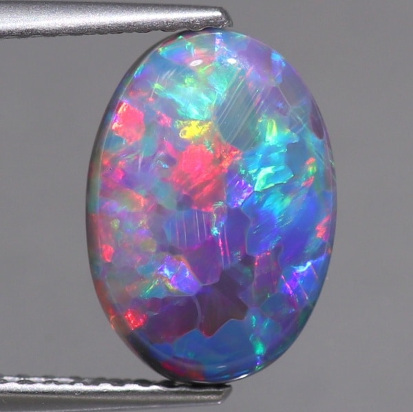 天然ブラックオパール 2.52ct 【幻想マルチ美遊色】