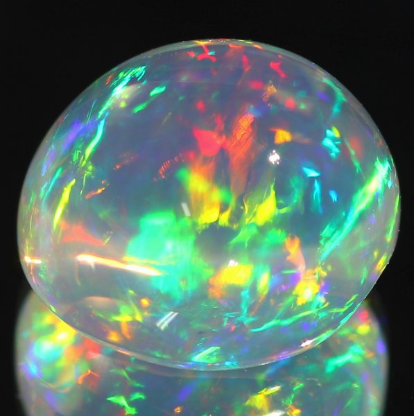 天然メキシコオパール 4.95ct 【美遊色】 ハイドーム