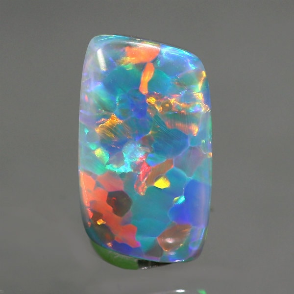 天然ブラックオパール 1.41ct 【美パターンマルチ遊色】