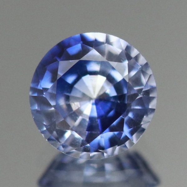 天然サファイア 0.47ct 【バイカラー】 ラウンド
