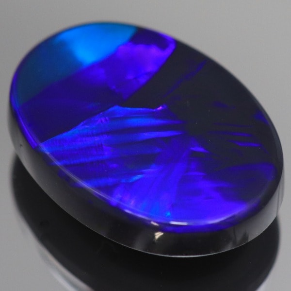 天然ブラックオパール 7.52ct 【ブルーオンブラック】 黒生地
