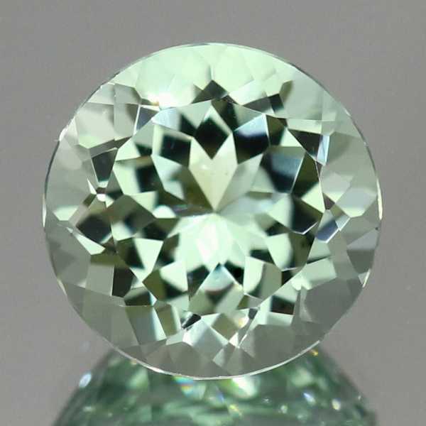 天然トルマリン 2.00ct 【青磁色】 ラウンド コンゴ