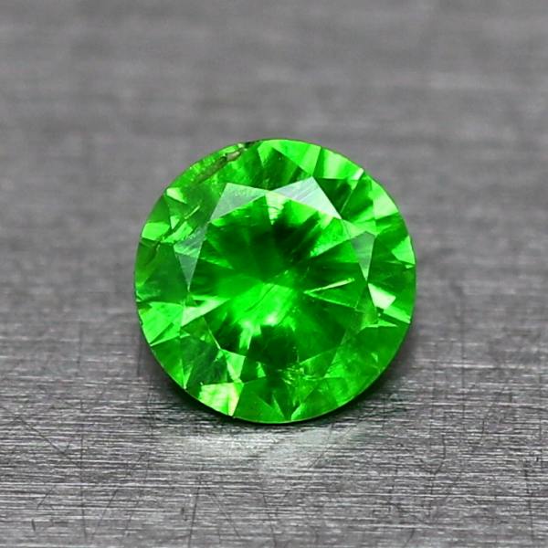 天然デマントイドガーネット 0.12ct 【ビビットグリーン】 ロシア