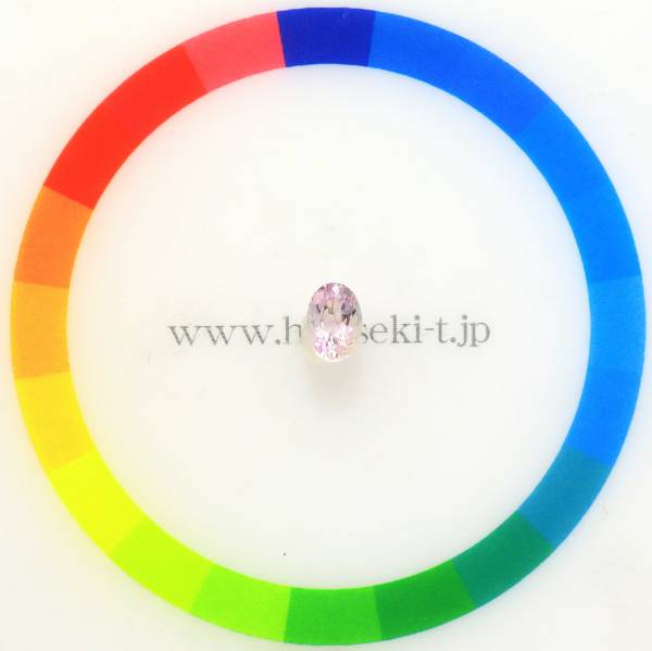 天然ピンクゾイサイト 0.53ct 【桜ピンク】 タンザナイト