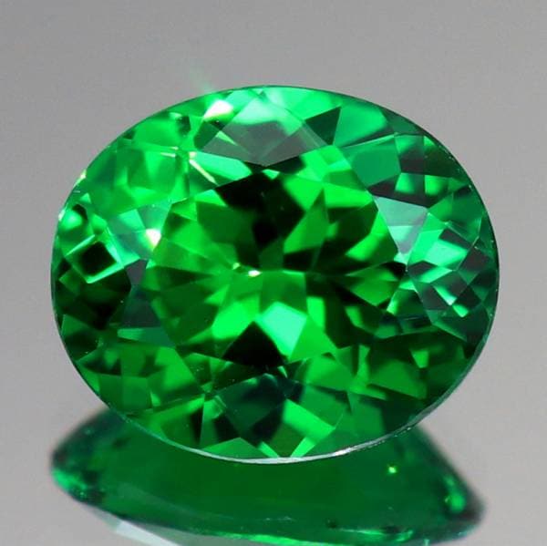 天然ツァボライトガーネット 0.86ct 【ネオングリーン】 高品質